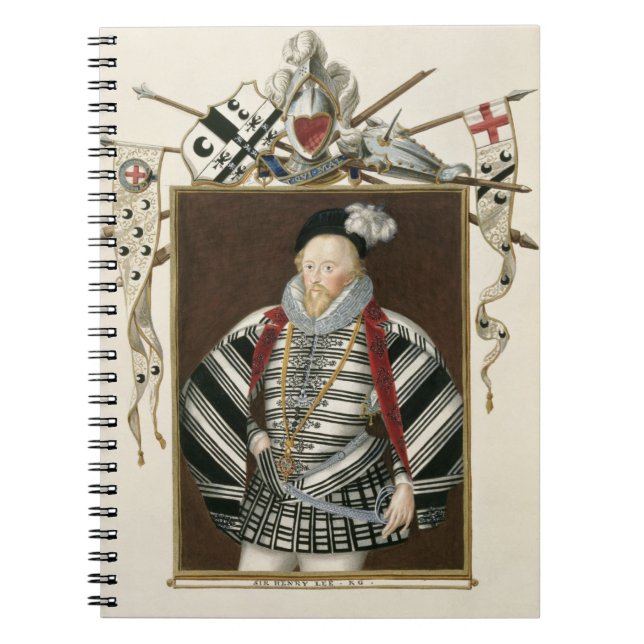 Portrait of Sir Henry Lee (1530-1610) from 'Memoir Spiral Notebook (Front)