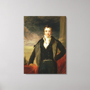 Portrait of Sir Humphry Davy Canvas Print
