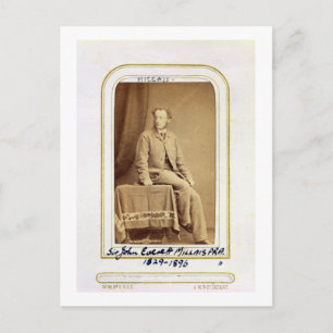Portrait of Sir John Everett Millais (1829-96) (al Postcard