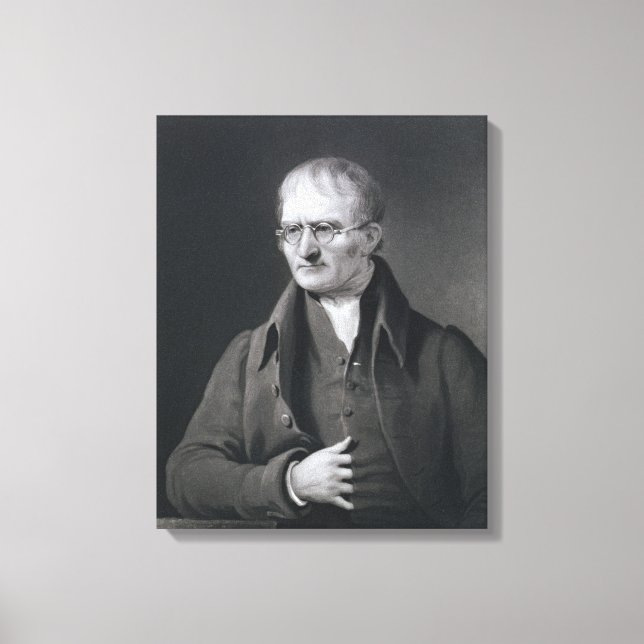 Portrait of Sir Joseph Thomson Canvas Print (Front)