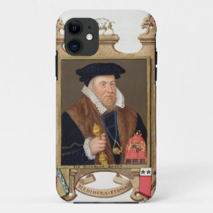 Portrait of Sir Nicholas Bacon (1509-79) from 'Mem iPhone 11 Case