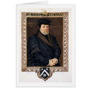 Portrait of Sir Thomas Gresham (c.1519-79) from 'M