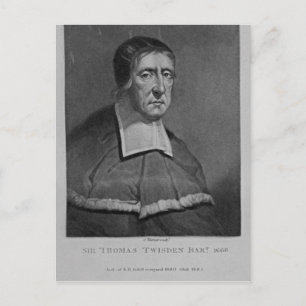 Portrait of Sir Thomas Twisden Postcard