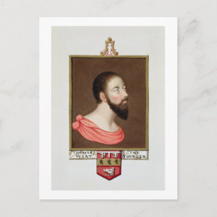 Portrait of Sir Thomas Wyatt the Younger (c.1521-5 Postcard