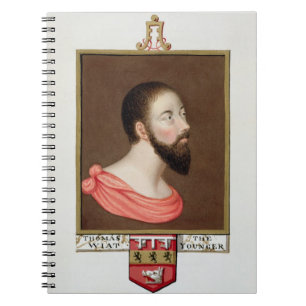 Portrait of Sir Thomas Wyatt the Younger (c.1521-5 Spiral Notebook
