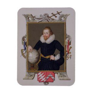 Portrait of Sir Walter Raleigh (c.1552-1618) from Magnet