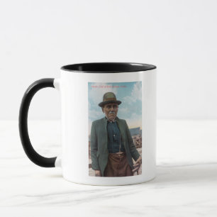 Portrait of Siwash Chief of Fort Wrangle Mug