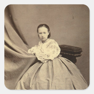 Portrait of Sophia Perovskaya Square Sticker