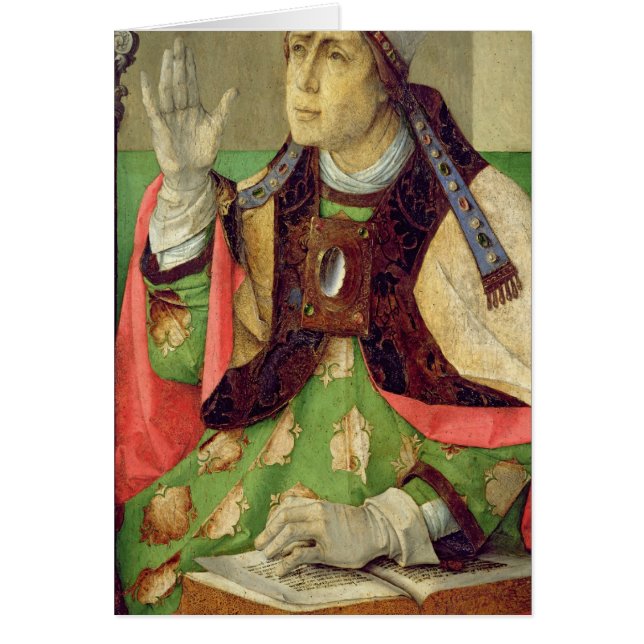 Portrait of St. Augustine, c.1475 (Front)