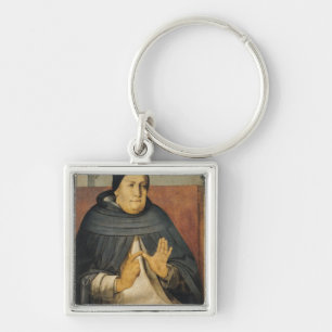 Portrait of St. Thomas Aquinas  c.1475 Key Ring