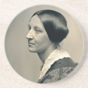 Portrait of Susan Brownell Anthony 1850 Coaster