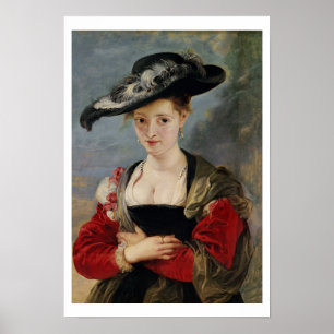 Portrait of Susanna Lunden (?) (Le Chapeau de Pail Poster