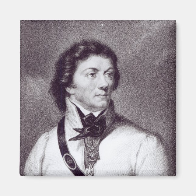 Portrait of Tadeusz Kosciuszko Magnet (Front)
