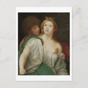 Portrait of Tarquin and Lucretia Postcard