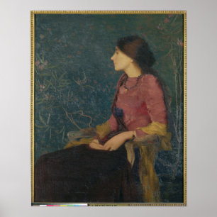 Portrait of Thadee-Caroline Jacquet Poster
