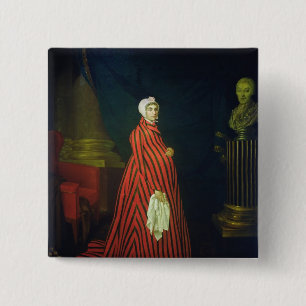Portrait of the Actress and Praskovya 15 Cm Square Badge