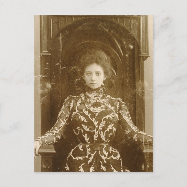 Portrait of the actress Vera Komissarzhevskaya Postcard (Front)