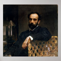 Portrait of the artist Isaak Ilyich Levitan