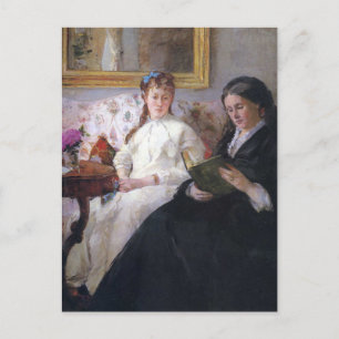 Portrait of the Artist's Mother & Sister, Morisot  Postcard