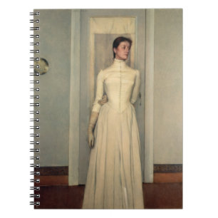 Portrait of the artist's sister, Marguerite Khnopf Spiral Notebook