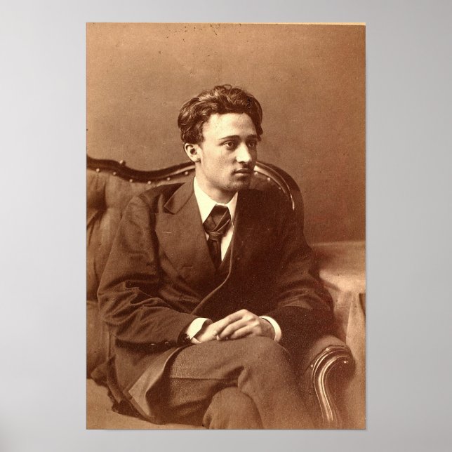 Portrait of the author poster (Front)