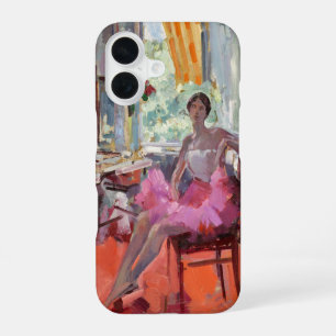 Portrait of the Ballerina Vera Trefilova Korovin iPhone 16 Case