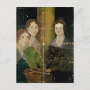 Portrait of the Bronte Sisters, c.1834 Postcard