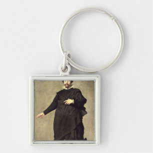 Portrait of the Buffoon Pablo de Valladolid Key Ring