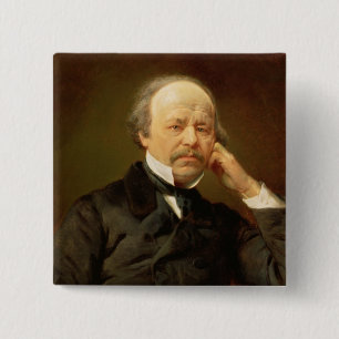 Portrait of the Composer 15 Cm Square Badge