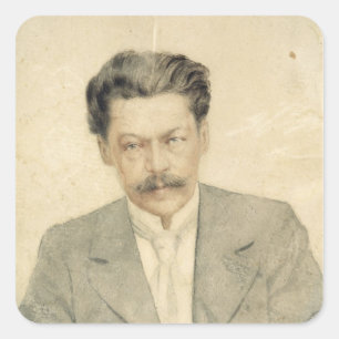 Portrait of the composer Anton Arensky Square Sticker