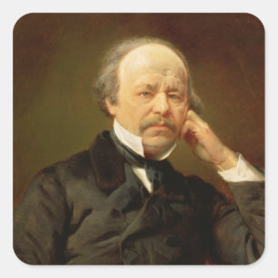 Portrait of the Composer Square Sticker