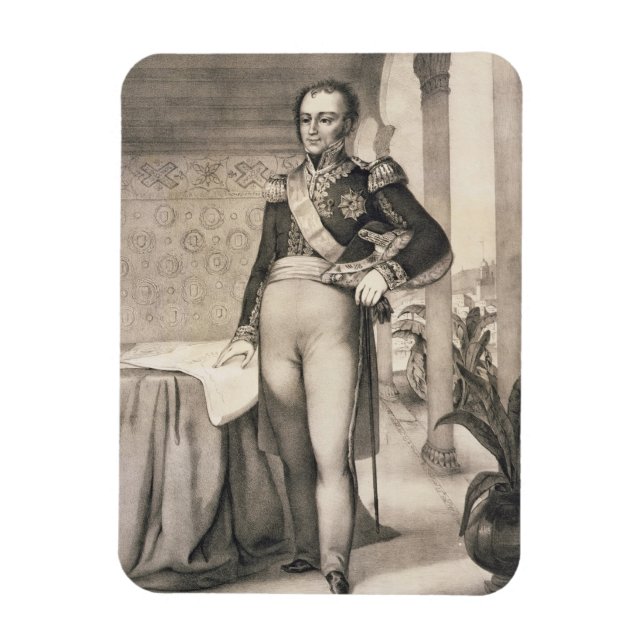 Portrait of the Comte de Bourmont (1773-1846), Com Magnet (Vertical)