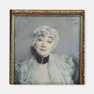 Portrait of the Countess de Martel de Janville Magnet