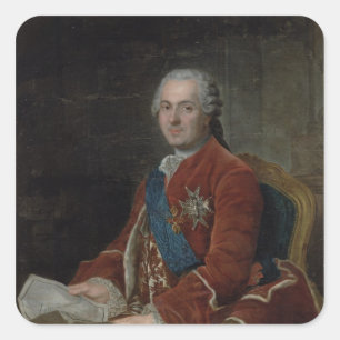 Portrait of the Dauphin Louis de France Square Sticker