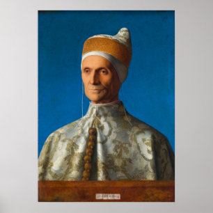 Portrait of the Doge Leonardo Loredan by Bellini Poster