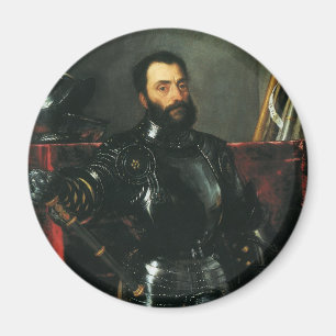 Portrait of the Duke of Urbino by Titian Magnet