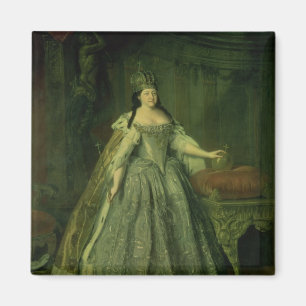 Portrait of the Empress Anna Ivanovna 1730 Magnet