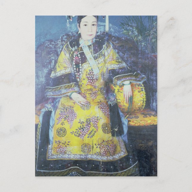 Portrait of the Empress Dowager Cixi Postcard (Front)
