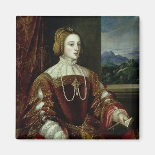Portrait of the Empress Isabella of Portugal Magnet