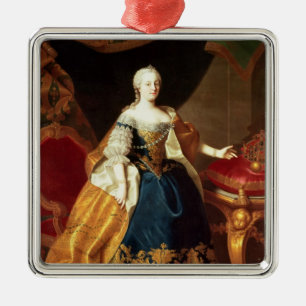 Portrait of the Empress Maria Theresa Metal Tree Decoration
