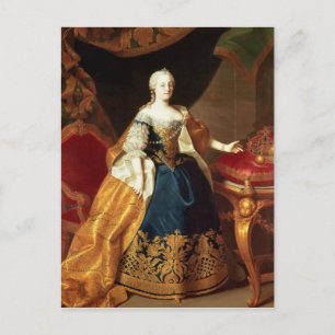 Portrait of the Empress Maria Theresa Postcard