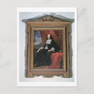 Portrait of the Grand Duke Cosimo III (oil on canv Postcard