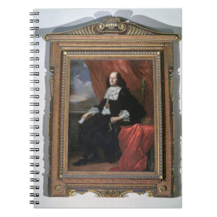 Portrait of the Grand Duke Cosimo III (oil on canv Spiral Notebook