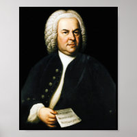 Portrait of the great composer Bach