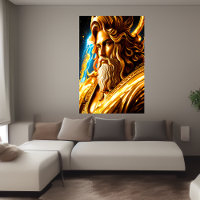 Portrait of the Greek God Zeus | AI Art