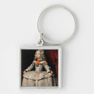 Portrait of the Infanta Margarita Aged Five Key Ring