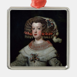 Portrait of the Infanta Maria Teresa (1638-83) fut Metal Tree Decoration