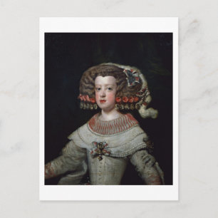 Portrait of the Infanta Maria Teresa (1638-83) fut Postcard