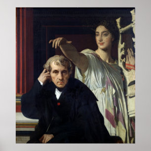 Portrait of the Italian Composer Cherubini Poster
