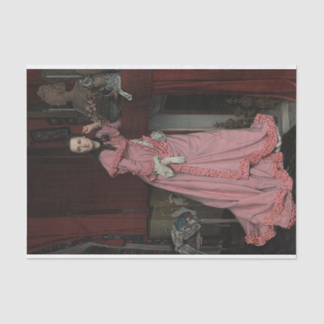 Portrait of the Marquise De Miramon by Tissot Tissue Paper (Front)
